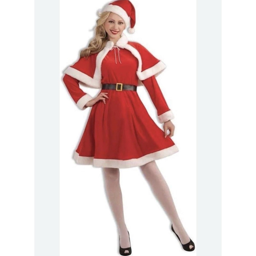 Miss Santa Costume/Outfit For Women Fits 14/16
